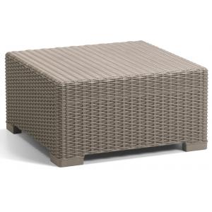 Loungetafel Allibert California 68x68cm Cappuccino