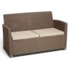 Corona loungeset met kussenbox cappuccino