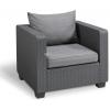 Salta chaise lounge loungeset antraciet