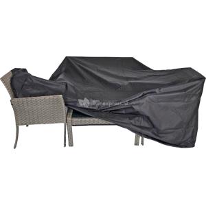 Outdoor Living Beschermhoes zwart grote zitgroep 300x250cm