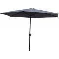 Stokparasol Ibiza grijs 300 cm