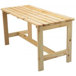 Bergen houten tuintafel onbehandeld 150 x 65 cm