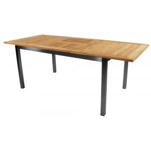 Marmaris tuintafel uitschuifbaar 152/210 met houten tafelblad