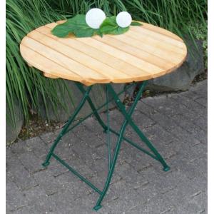 Tuintafel hout opklapbaar Bad Tolz groen 77cm