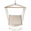 Hangmatstoel Macrame beige