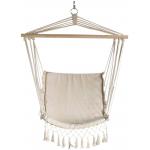 Hangmatstoel Macrame beige