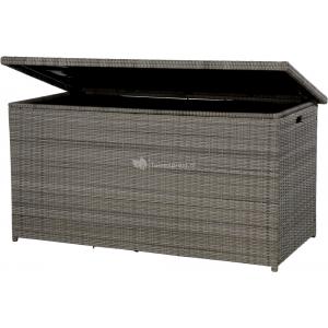 Soho Coal kussenbox wicker antraciet