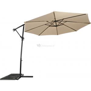 Outdoor Living Zweefparasol Gemini ecru ø3mtr