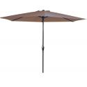 Stokparasol Gemini 300 cm taupe