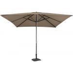 Virgo stokparasol 3x3m taupe