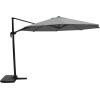 Zweefparasol Virgo 350 cm antraciet frame grijs