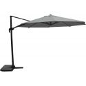 Zweefparasol Virgo 350 cm antraciet frame grijs