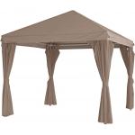 Paviljoen Yasumi Kiosk 3 x 3 meter - taupe