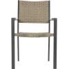 Arezzo stapelstoelen antraciet wicker