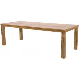 Tuintafel recycled teak met blokpoten 240 cm