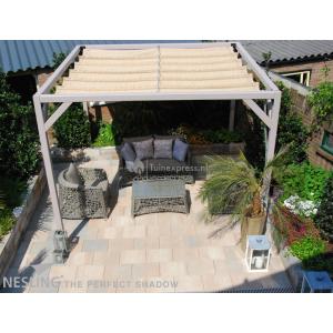 Complete Nesling pergola Stand Alone sand - 200 x 500 cm