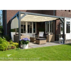 Complete Nesling pergola Wall 1 sand - 290 x 500 cm