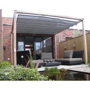 Complete Nesling pergola Wall 1 antraciet 290 x 500 cm