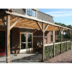 Complete Nesling pergola Wall 2 sand - 200 x 500 cm