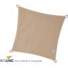 Nesling Dreamsail schaduwdoek vierkant creme 4 x 4 x 4 meter