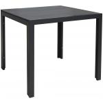 SenS-line Jersey tuintafel antraciet vierkant 90 cm