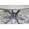 SenS-line Jersey tuintafel grijs rond 140 cm