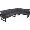 Hoek loungebank tuin Pina Colada Negro