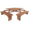 Picknicktafel vierkant hardhout