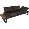 Arezzo 2-in-1 loungebank/ligbed aluminium