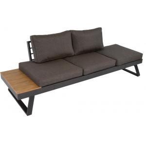 Arezzo 2-in-1 loungebank-ligbed aluminium