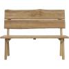 Boomstam 2-persoons tuinbank teak